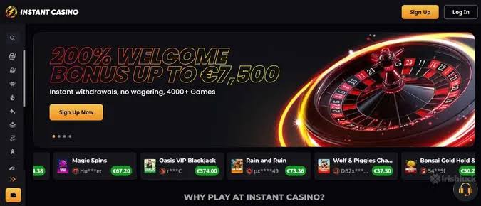 Instant Casino-website